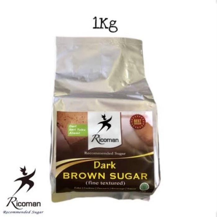 

Fe0Ggg Ricoman Dark Brown Sugar 1Kg 75djbfv