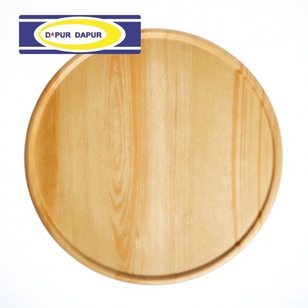 Jual Nampan Kayu Bulat Round Wooden Tray Shopee Indonesia