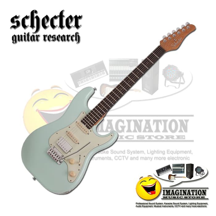 Schecter Nick Johnston Traditional HSS in Atomic Frost