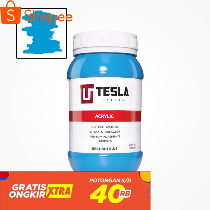 

Tesla Acrylic 500 ml Brilliant Blue