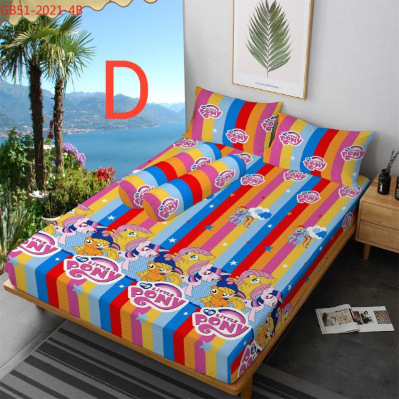 Sprei homemade Pony Minions Hello kitty Little star Sprei homemade