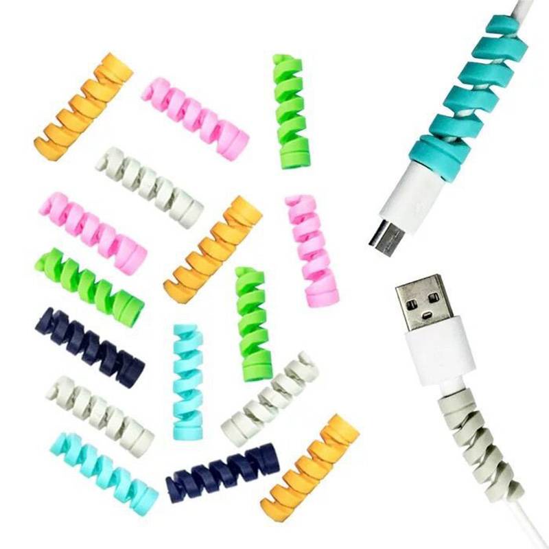 Klip Pelindung Kabel Charger / Usb / Earphone / Mouse Warna Acak