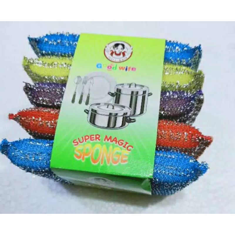 5pcs SPON CUCI PIRING GROSIR