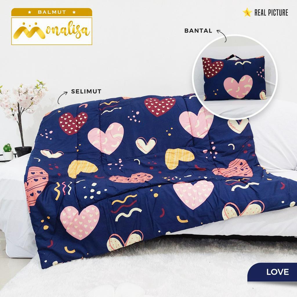 Monalisa Bantal Selimut (BALMUT) Karakter Uk 150 x 220 - Love