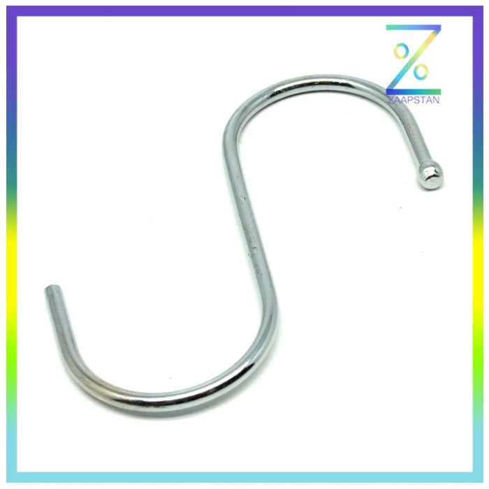 Hanger Gantungan Serbaguna Stainless Steel 10 PCS - M127105 - Silver