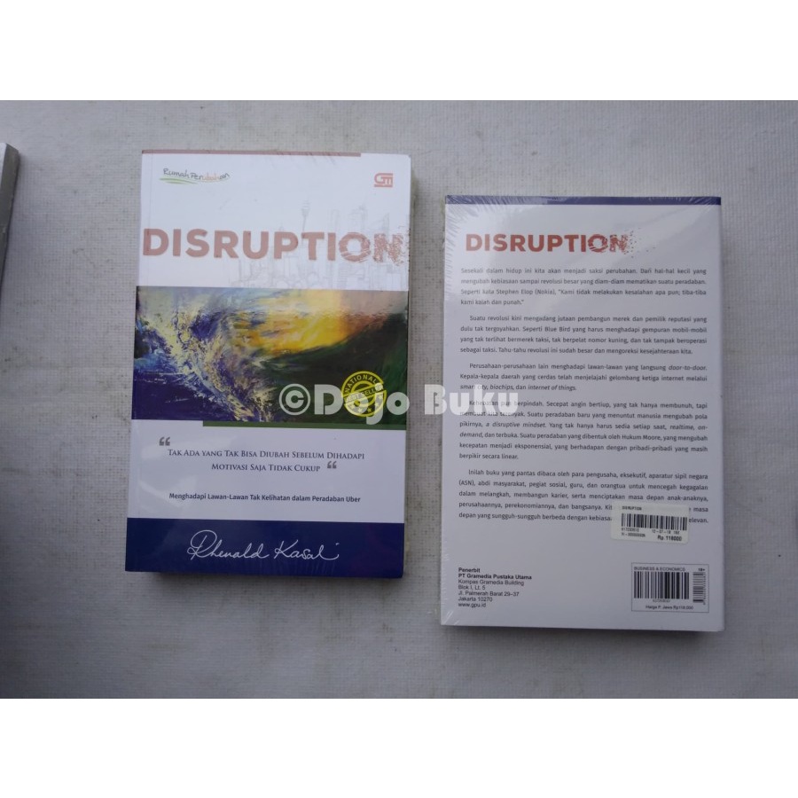 Buku Disruption oleh Rhenald Kasali