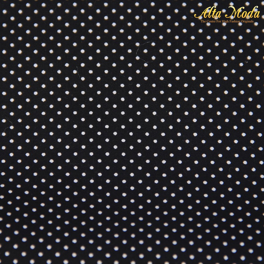 

Alta Moda Katun Hitam Polkadot Putih (1M)