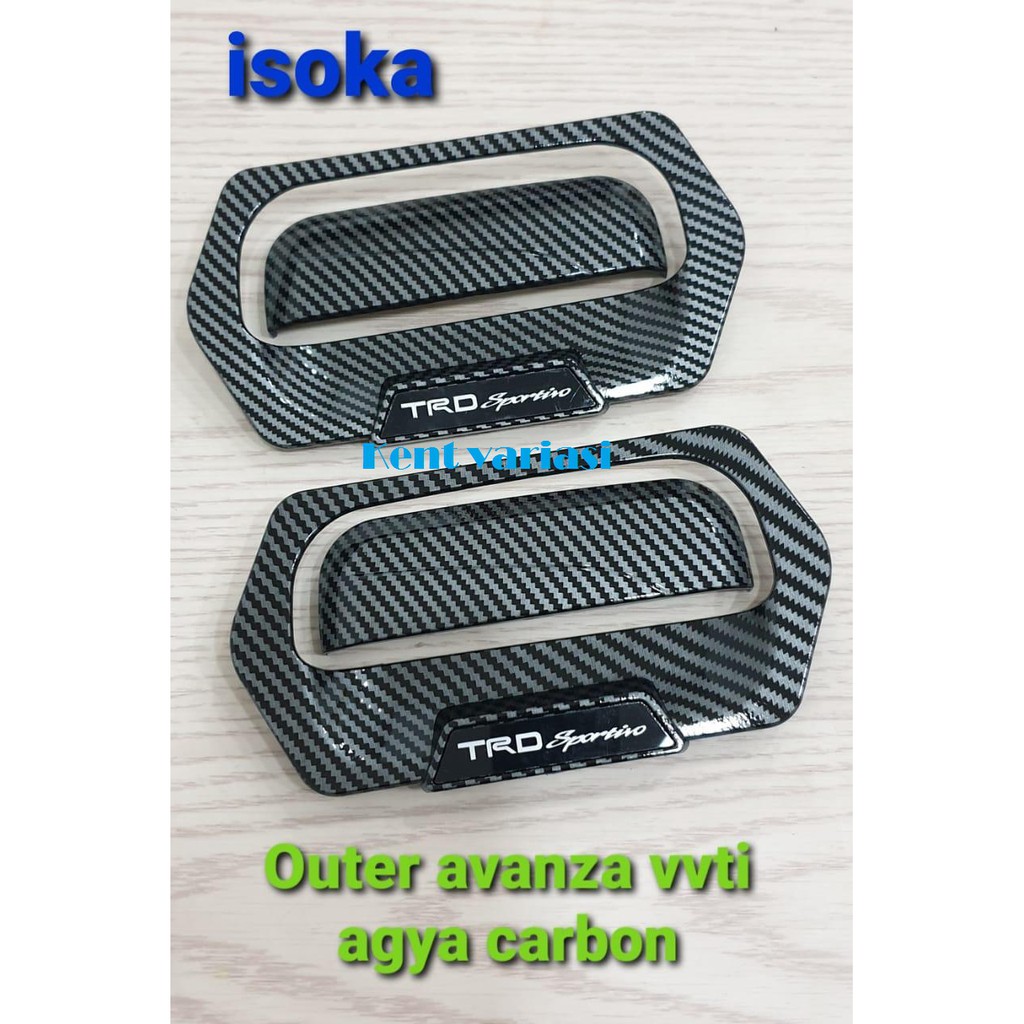 Paket Outer Handle Mobil Avanza Xenia Vvti Carbon Trd Sportivo