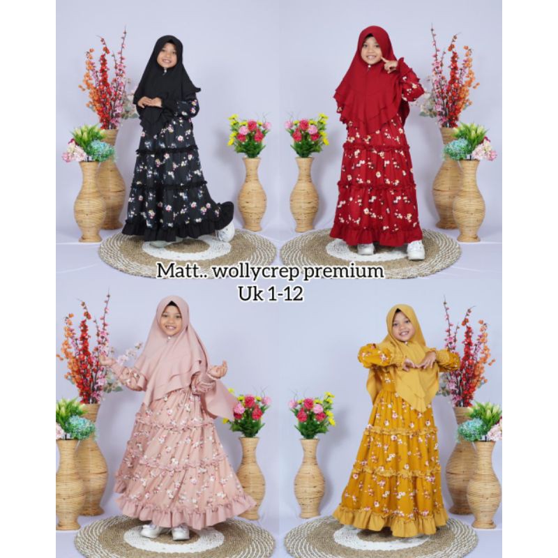 grosir gamis Anak syar'i