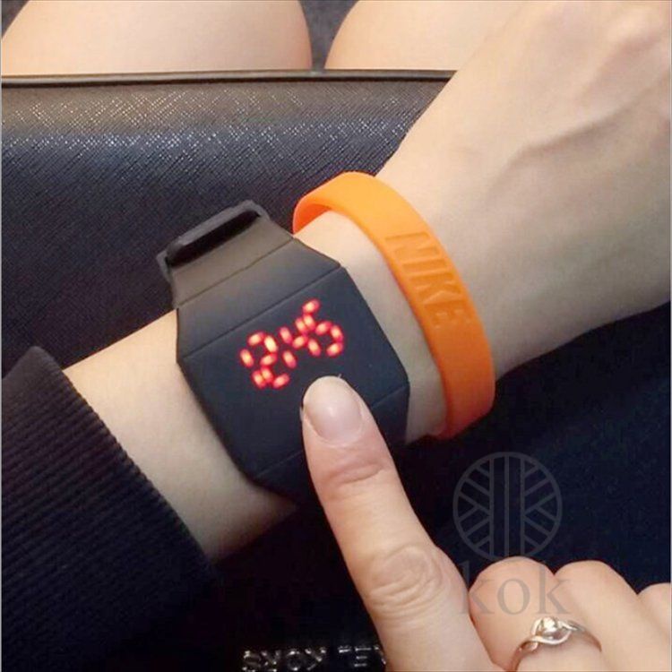 ✅COD Nike Jam Tangan Waterproof Electronic Watch Leisure Students Sport Digital Watch LED Couple Gift