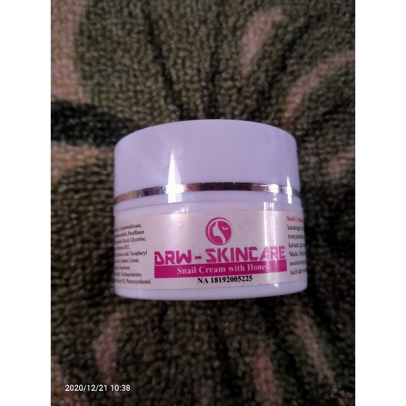 Snail cream with honey Drwskincarr