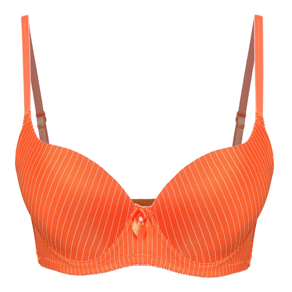 Bra Pakaian Dalam Wanita Fiori Design Aurora Striped Bra Orange