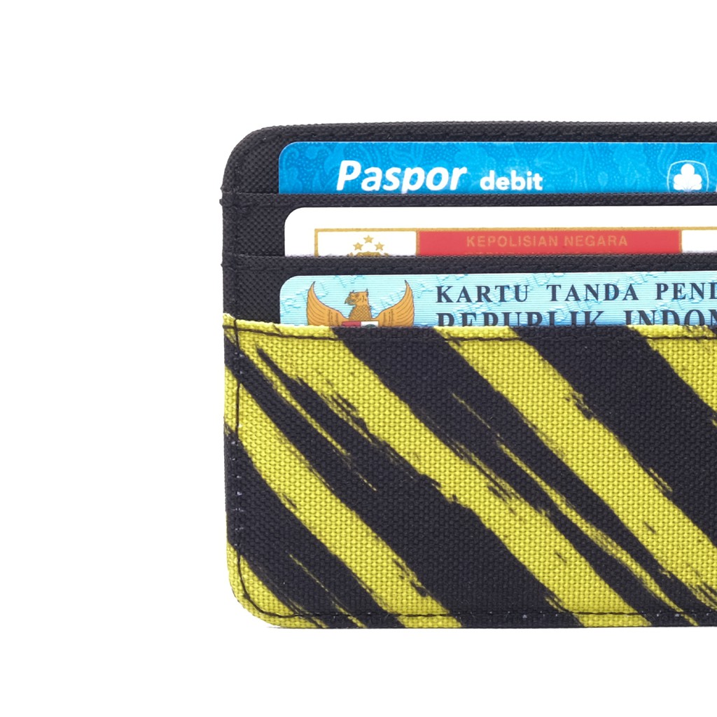 dompet kartu tipis - simple card wallet kain pria wanita DK130