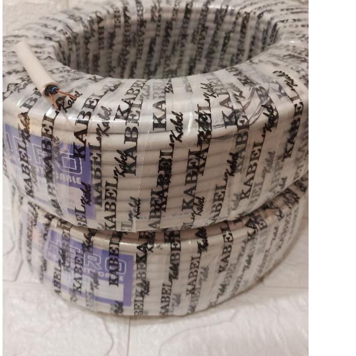 ➭ Kabel tunggal 2x1,5 isi 50 meter rol/ kabel listrik 1 rol isi kawat hero kabel promo murah ✰