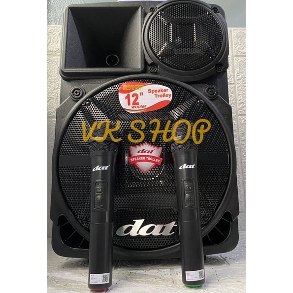 Speaker Portable DAT DT 123 / DT123 Original 12 Inch Bluetooth Terbaik