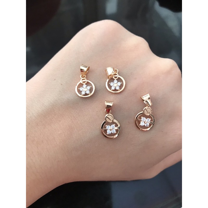 Liontin permata emas asli kadar 375