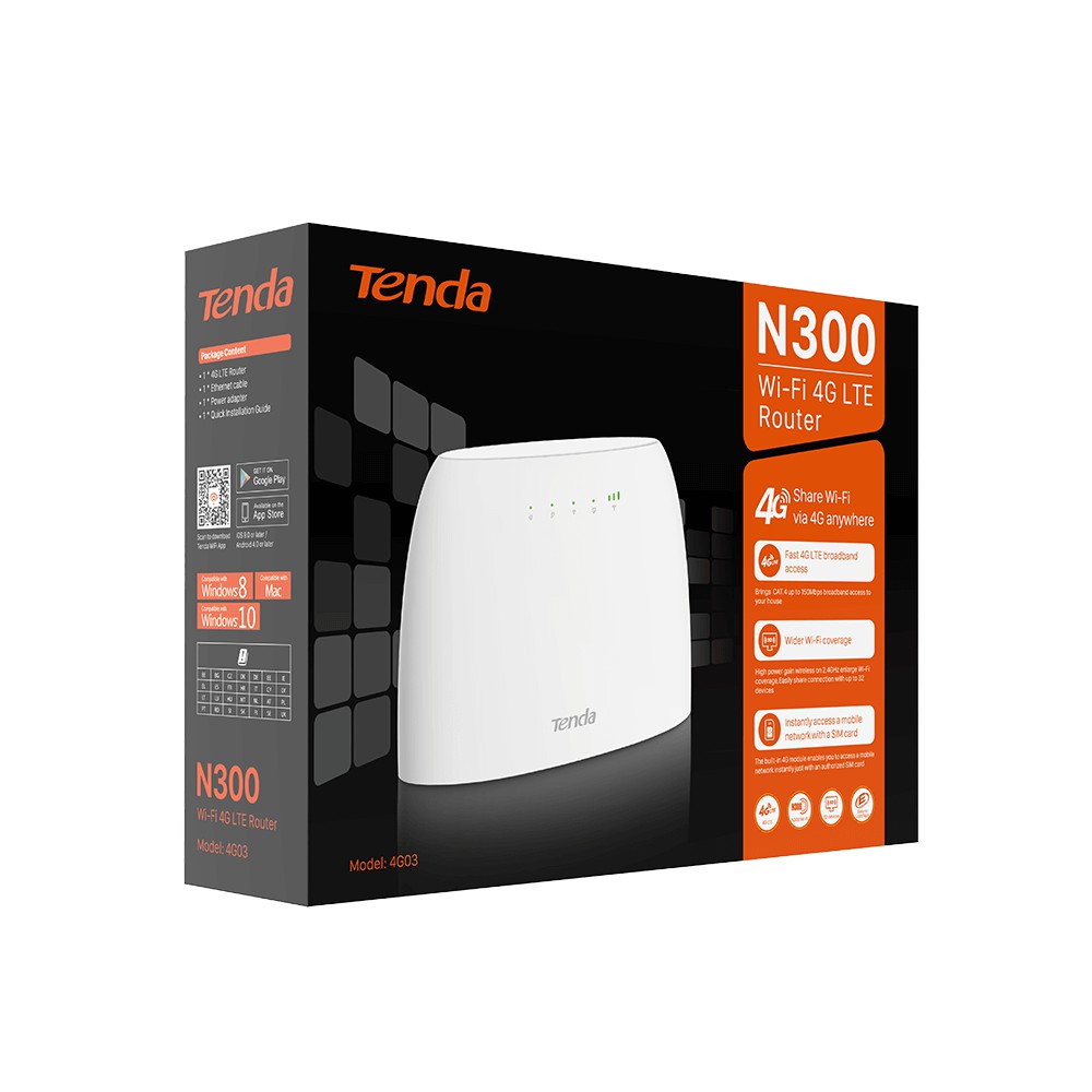 TENDA 4G03 4G-03 Modem 4G LTE WI-FI / PENGGANTI 4G680 MIRIP MR6400 / MR100