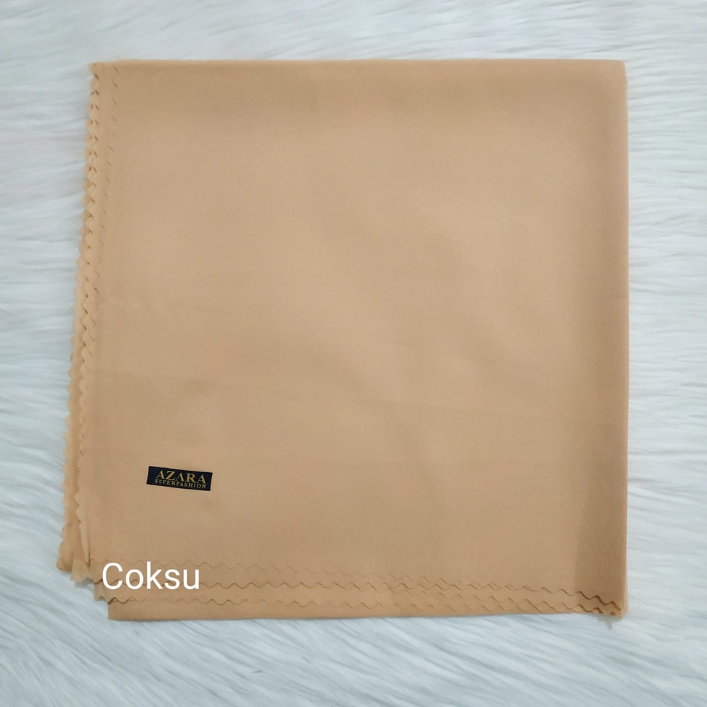 Hijab Azara Oskara / masahi syari 130x130cm LC Jilbab square / segiempat jumbo syar'i Lasercut/Voal-Coksu