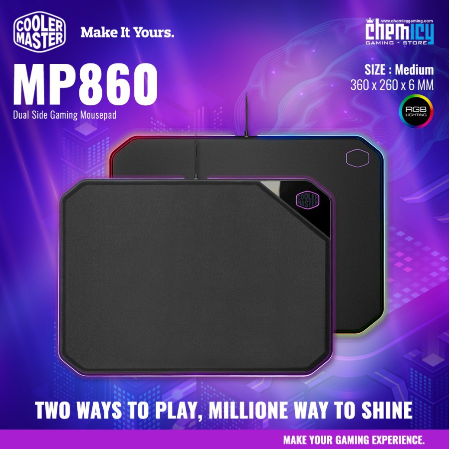 Cooler Master MP860 RGB Dual-Sided Gaming Mousepad