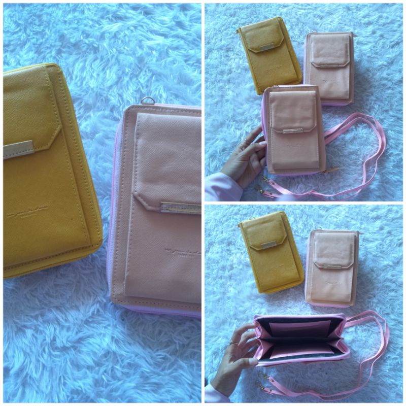 Dompet Wanita Lipat Polos Ada Tali Kode B05