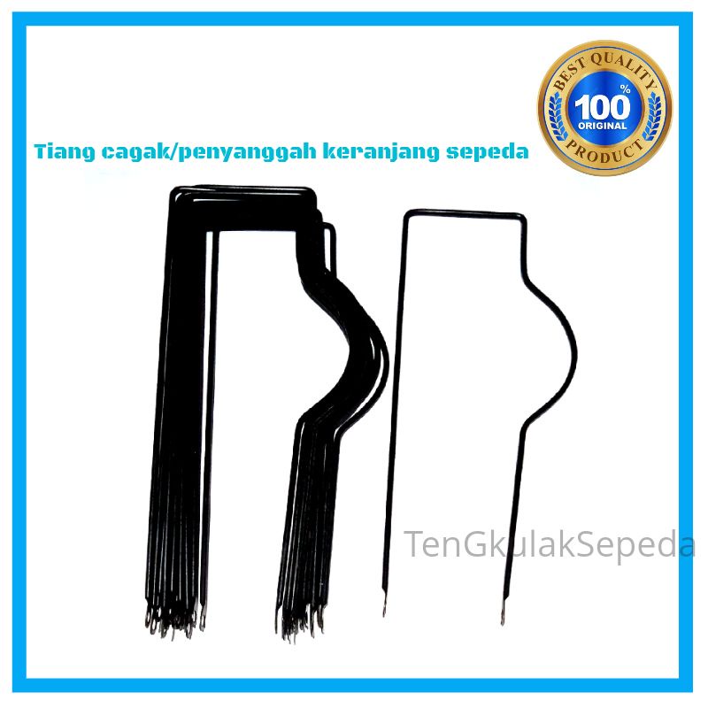 Tiang Keranjang Sepeda Dewasa Cagak Keranjang Sepeda Lipat/Mini