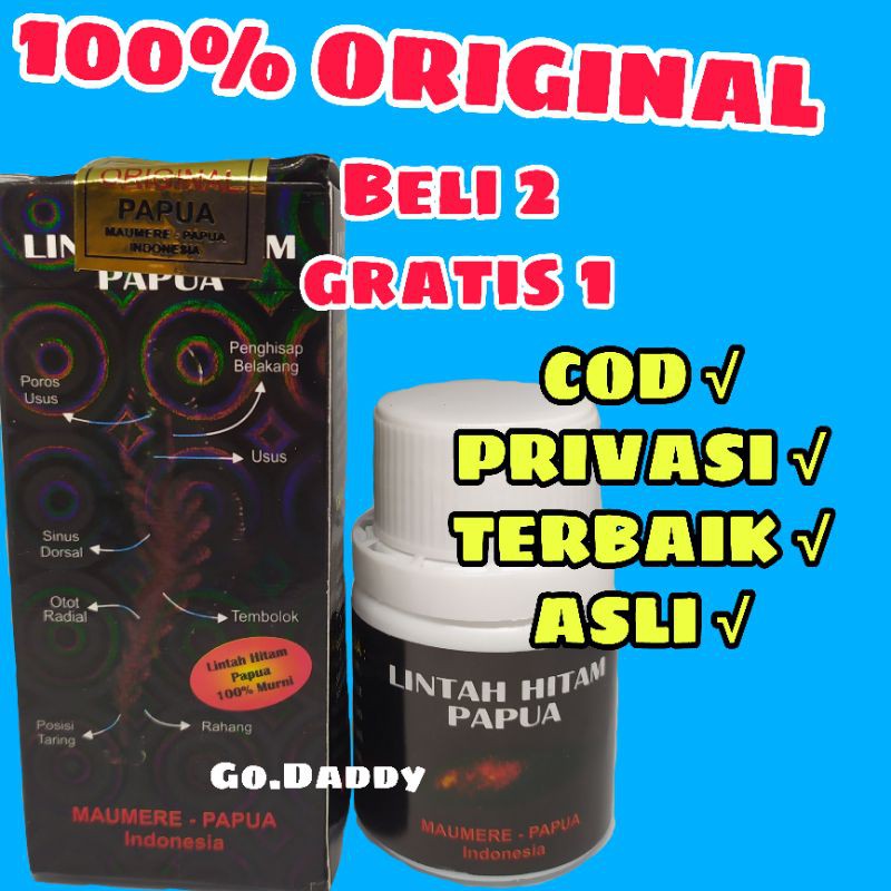 Minyak Lintah Papua ASLI 100% obat pembesar penis pria permanen alat vital laki laki ampuh original