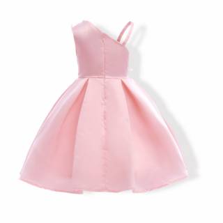 GA2538 NIANA DRESS PINK  GAUN  PESTA ANAK  PEREMPUAN  MERAH 