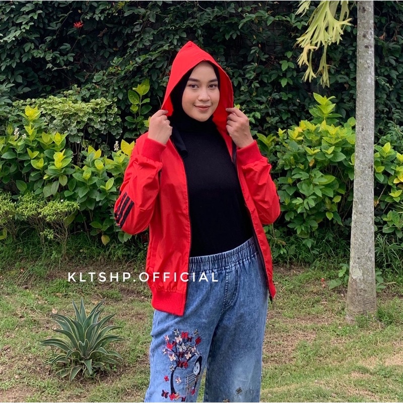 PARASUT JACKET MERAH