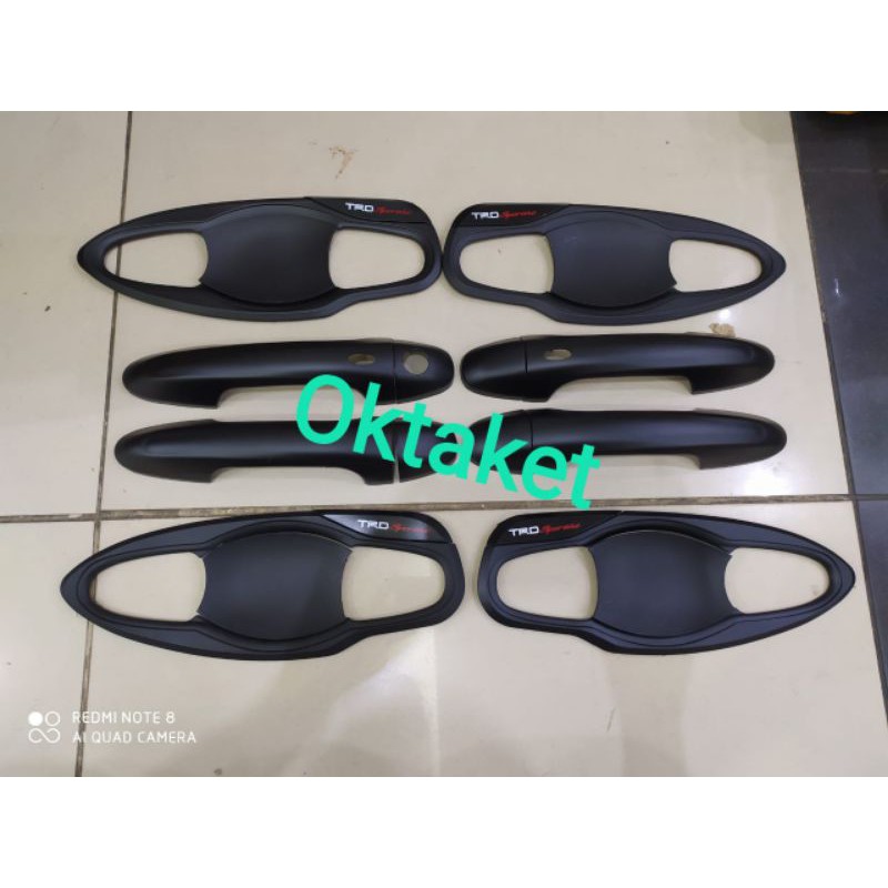 paket outer dan handle all new Innova/ Fortuner/ Hilux hitam dop