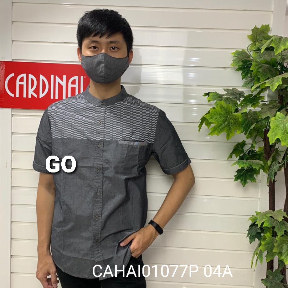 gof TJR CARDINAL KEMEJA KOKO PRIA LENGAN PENDEK FORMAL Baju Cowok 100% Original