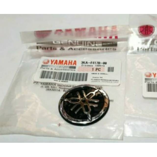Emblem LOGO YAMAHA TANGKI RX KING ASLI ORIGINAL YAMAHA 3KA F417B 00