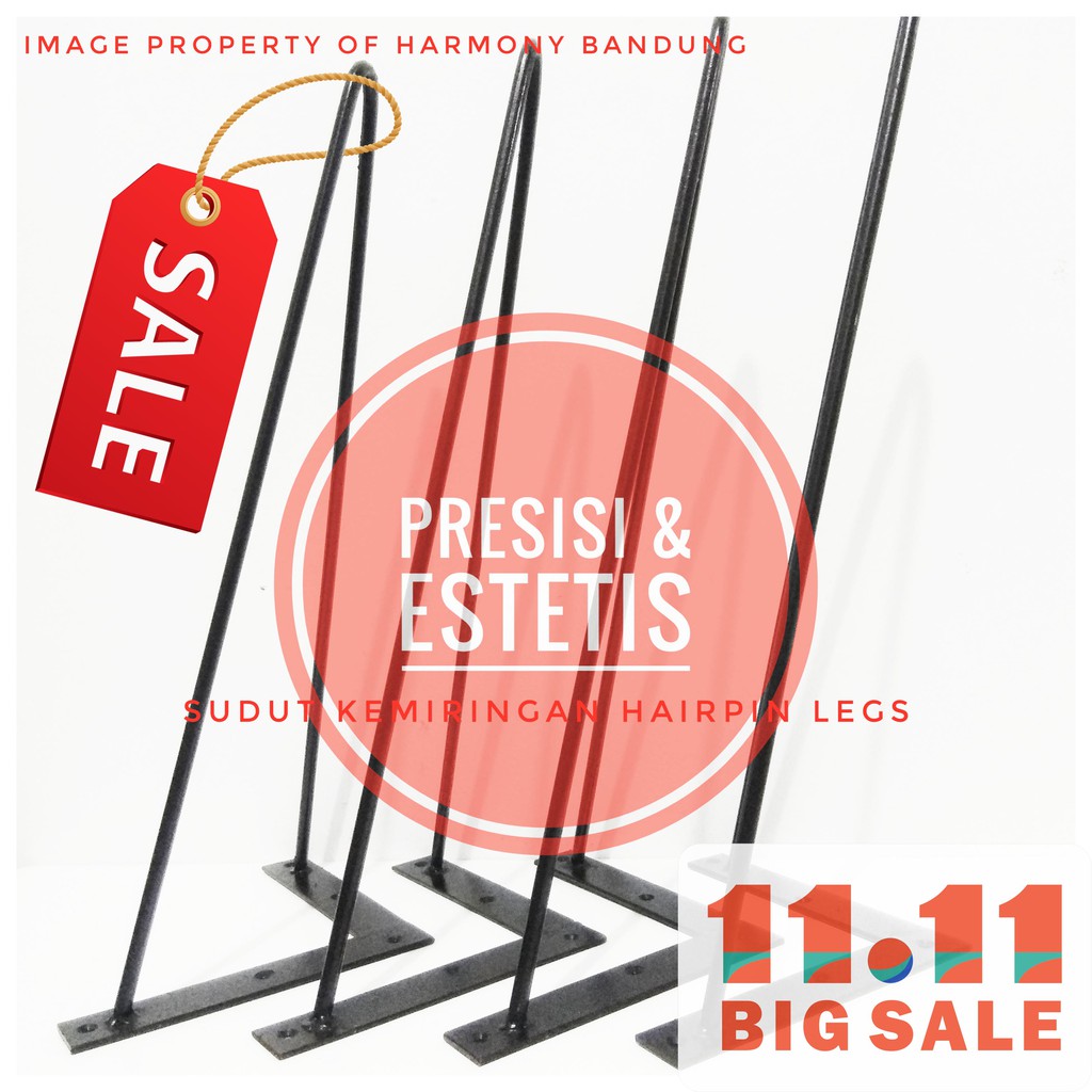 SALE Hairpin Legs Kaki Meja Besi harga 1 pc Shopee SALE Hairpin Legs Kaki Meja Besi harga 1 pc Shopee