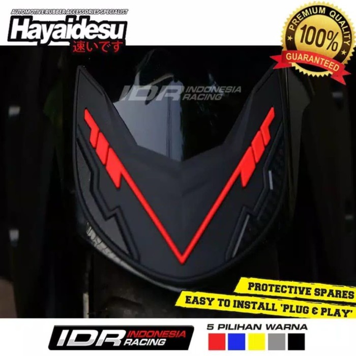 Diskon Hayaidesu Aerox Front Fender Cover Body Protector Spakbor Depan Karet