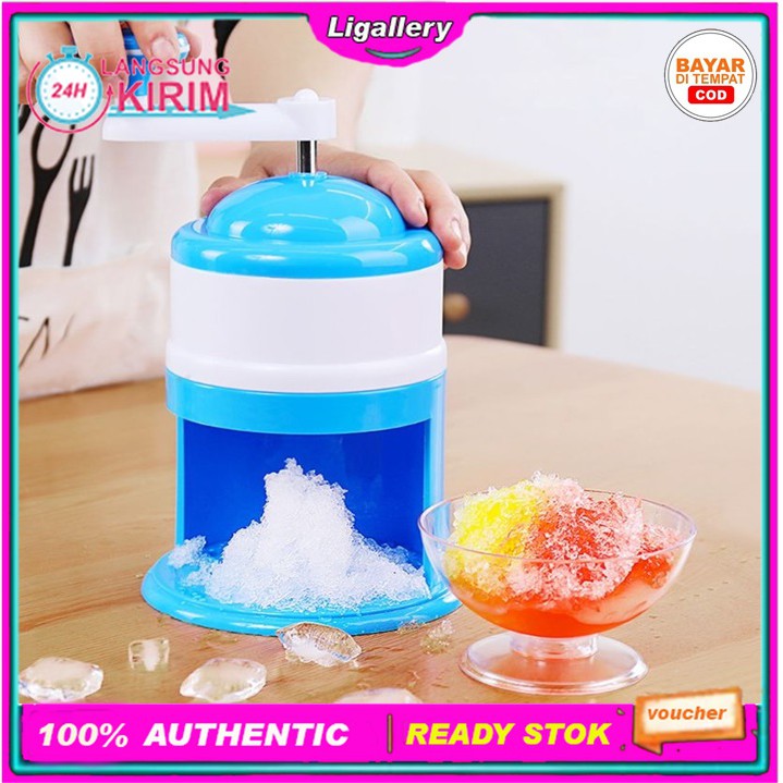[BISA COD]  Alat Serut Es Batu Portable Mesin Serut Es Manual Ice Shaver Alat Penghancur Es Batu
