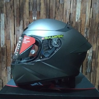  kyt  tt  course  anthracite doff Shopee Indonesia