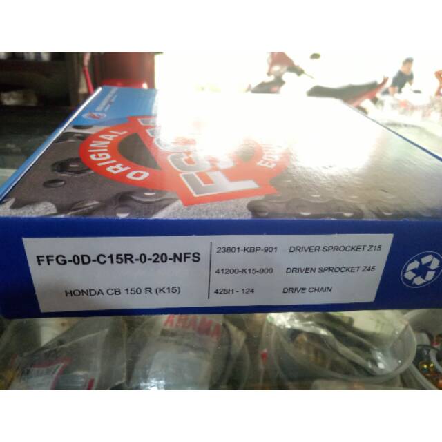 Gear set motor CB150 R dari FSCM ( Astra Otoparts Group)