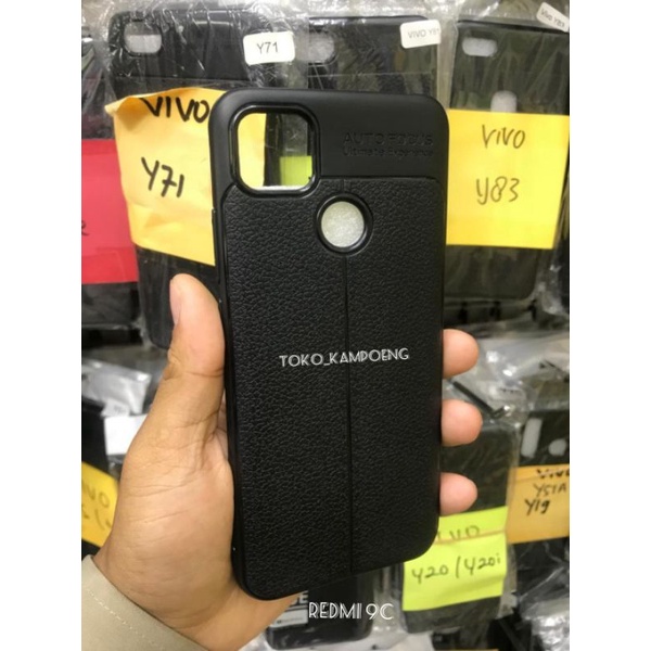 XIAOMI REDMI 9C CASE KULIT JERUK AUTO FOCUS / SOFTCASE XIAOMI REDMI 9C