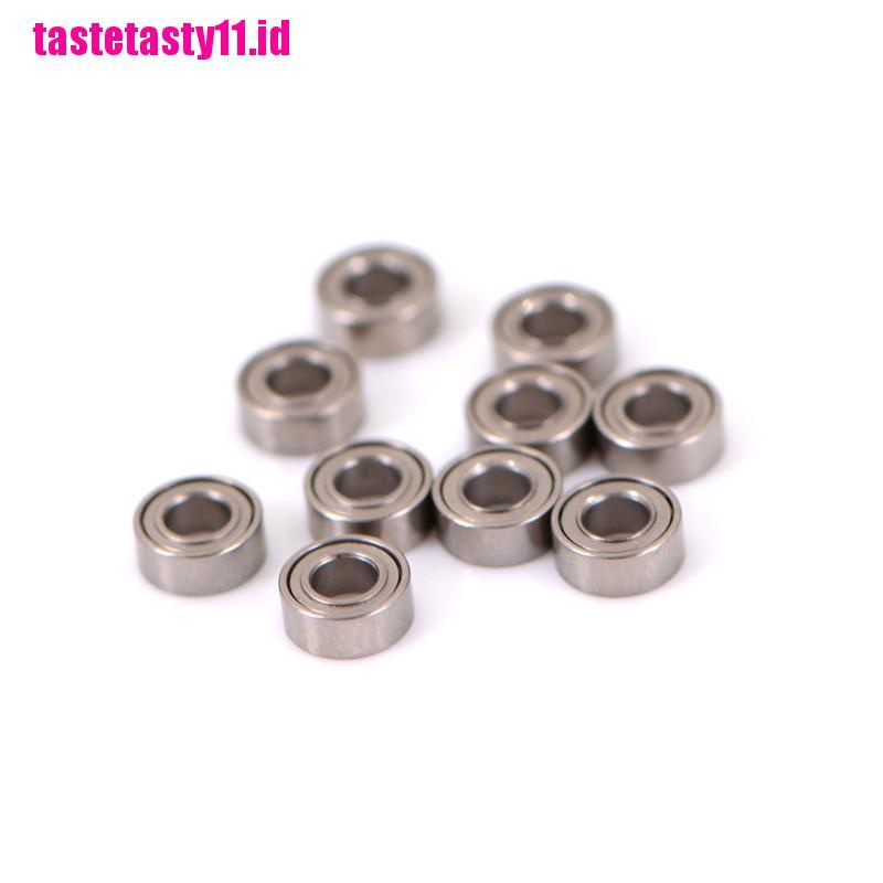 10 Pcs Bola bearing Mini Bahan Baja MR63ZZ