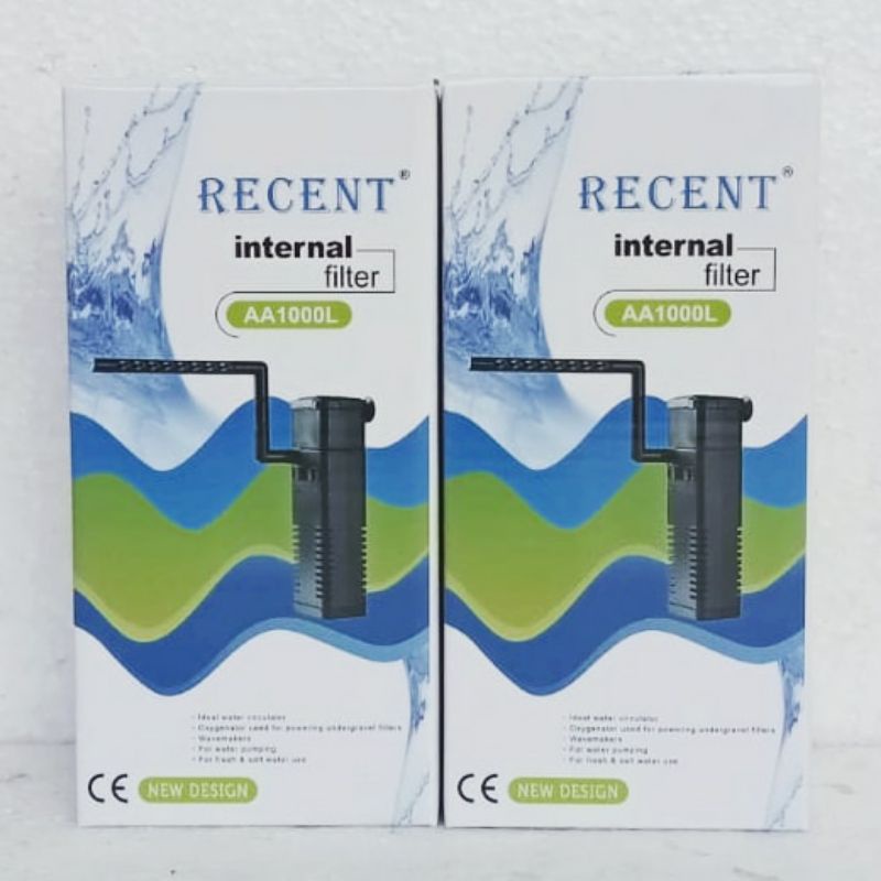 pompa internal filter RECENT AA 1000L 1000 L mesin waterpump ph celup aquarium water pump akuarium