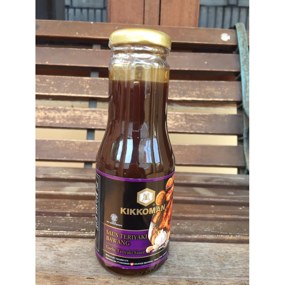 

SAUS TERIYAKI BAWANG 300 GRAM | KIKKOMAN GARLIC TERIYAKI SAUCE HALAL M