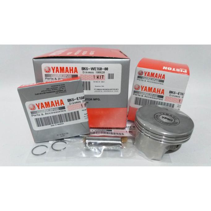 Piston Kit R15 V3, Mt15 Bk6-We160-00 Yamaha Genuine Parts Bikewo98 Ayo Order
