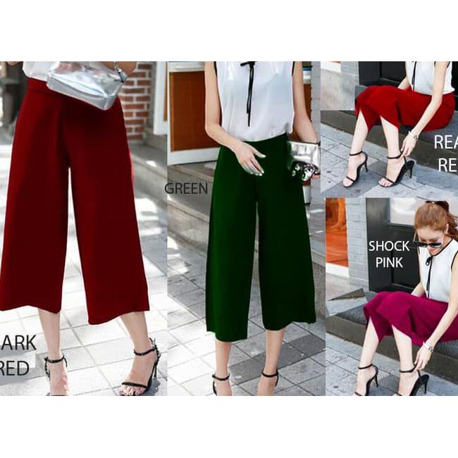 Midi Kulot Pants / Celana Midi Kulot Kode 243