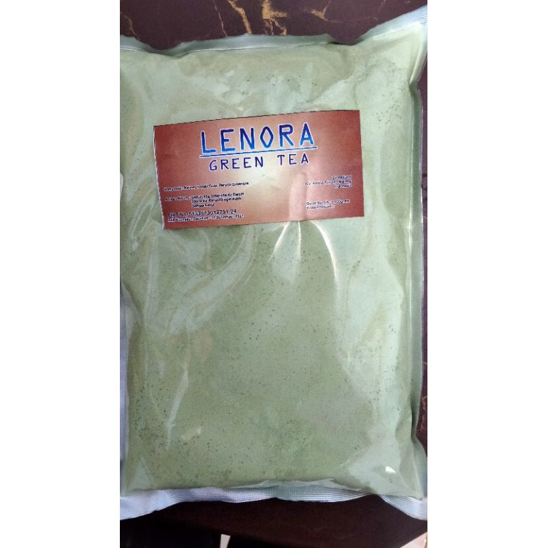 

BUBUK MINUMAN GREEN TEA (POWDER DRINK LENORA GREENTEA)