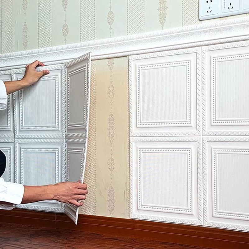 70 * 70cm 3D Self-adhesive Waterproof Brick TV Background Wallpaper
