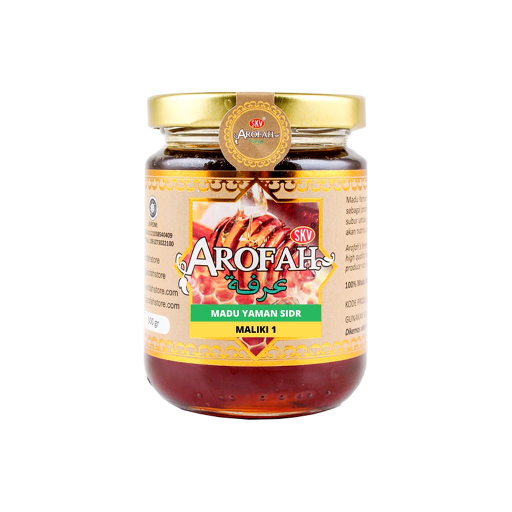 

Madu Yaman Sidr Maliki Arofah Kemasan 300 Gr Original Import