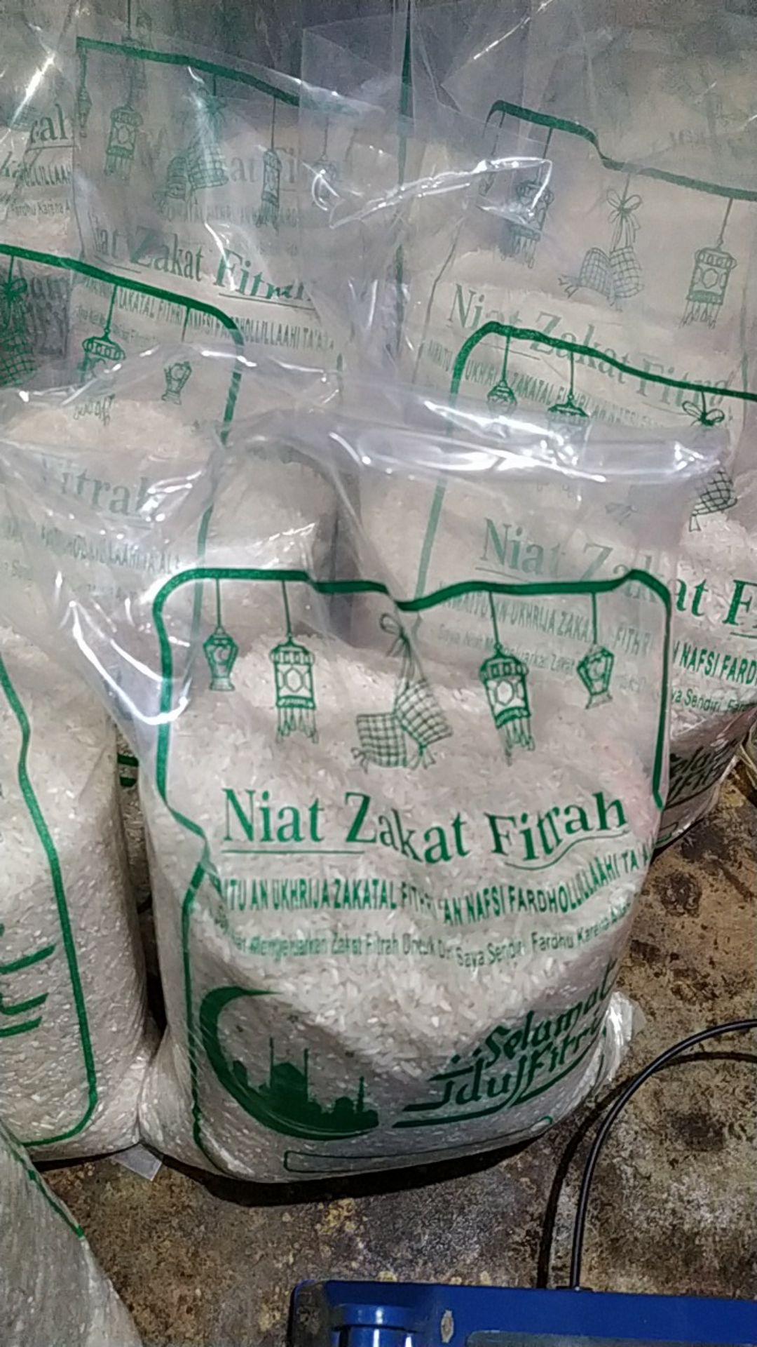 Ready Kantong Plastik Beras Zakat 3kg Isi 50 Lembar