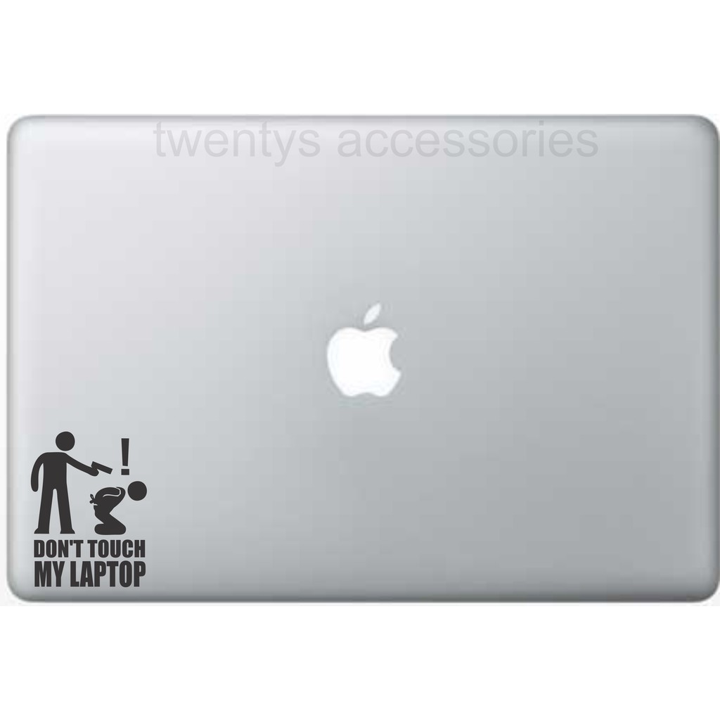 Stiker Laptop DONT TOUCH MY LAPTOP
