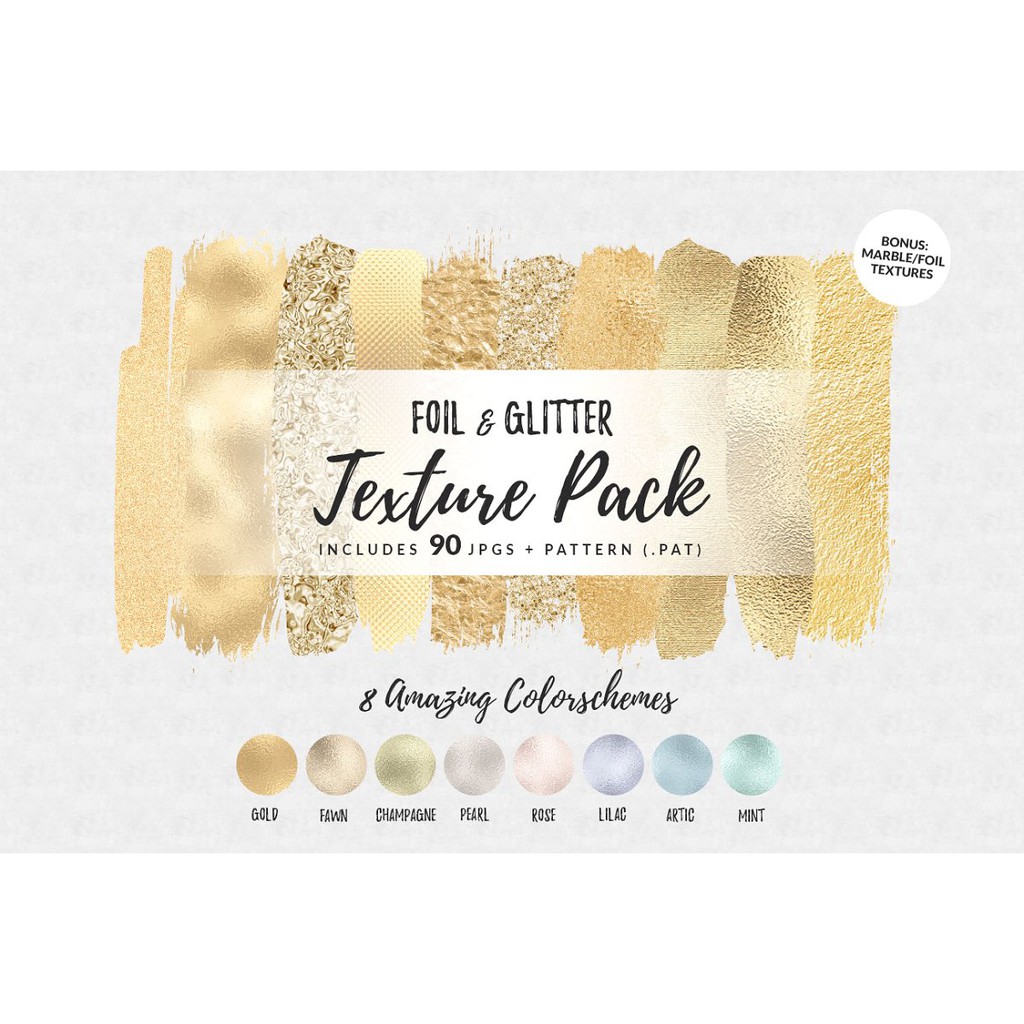 Foil And Glitter Texture - Photoshop &amp; Illustrator