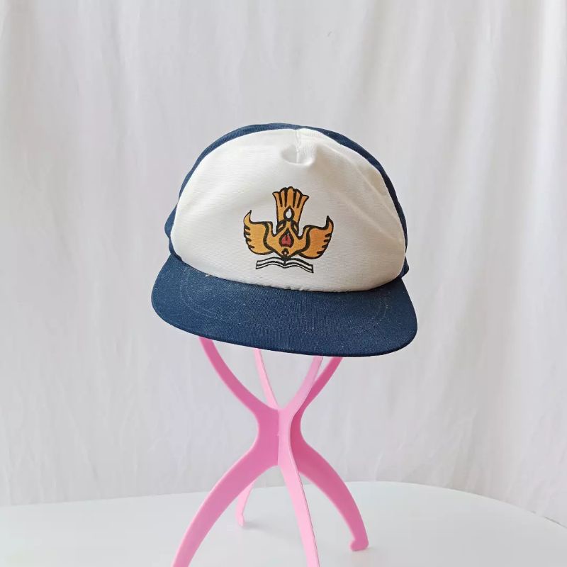 Topi Seragam SMP Putih Biru Baru | Preloved Like New Belum Pernah Dipakai Bekas Second