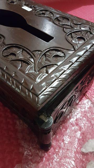 Promo !! Tempat Tisu Klasik Kayu Solid
